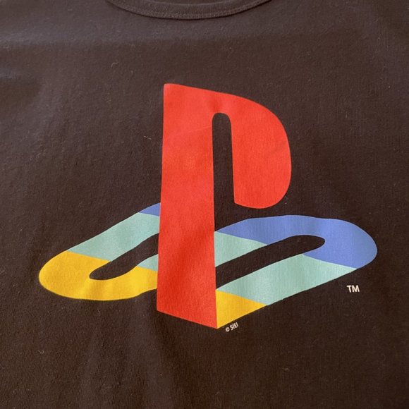 Gap Kids Boys Size Extra Large XL Black Playstation Logo Long Sleeve T-Shirt EUC - Picture 4 of 5